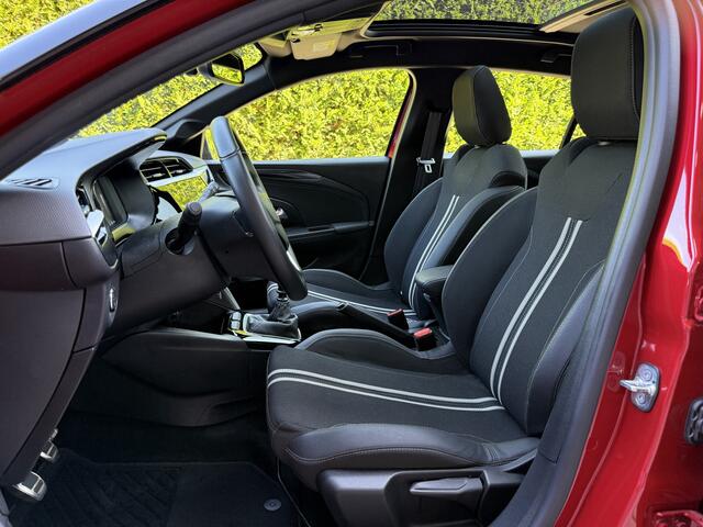Opel CORSA 1.2 Turbo 100pk Ultimate l PANO-DAK l BLISS l CAMERA l ECC l LED l NAVI l STOEL/STUUR-VERW. l 12.000km