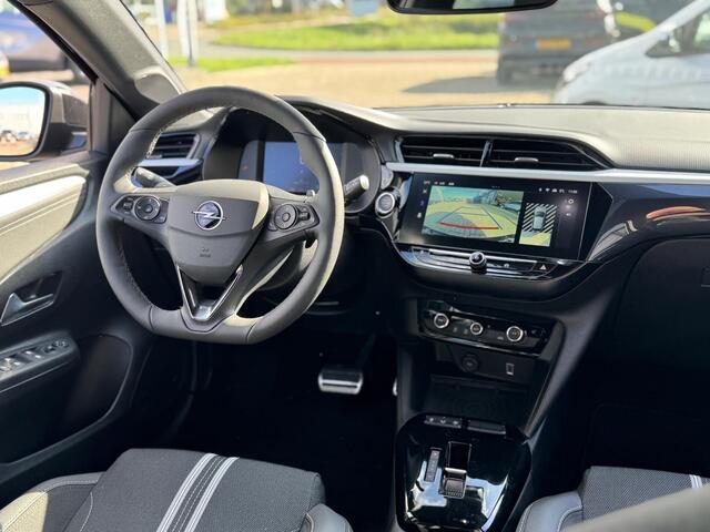 Opel CORSA 1.2 Turbo Hybrid GS Dealer garantie ! Dikke 145pk Mild-Hybride geheel rijklaar incl. garantie en onderhoudsbeurt geleverd | Keyless | Full LED | Draadloos Carplay | Navigatie | Draadloos telefoon laden | LMV | Camera met PDC