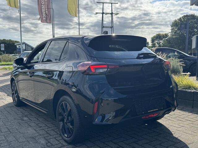 Opel CORSA 1.2 Turbo Hybrid GS Dealer garantie ! Dikke 145pk Mild-Hybride geheel rijklaar incl. garantie en onderhoudsbeurt geleverd | Keyless | Full LED | Draadloos Carplay | Navigatie | Draadloos telefoon laden | LMV | Camera met PDC
