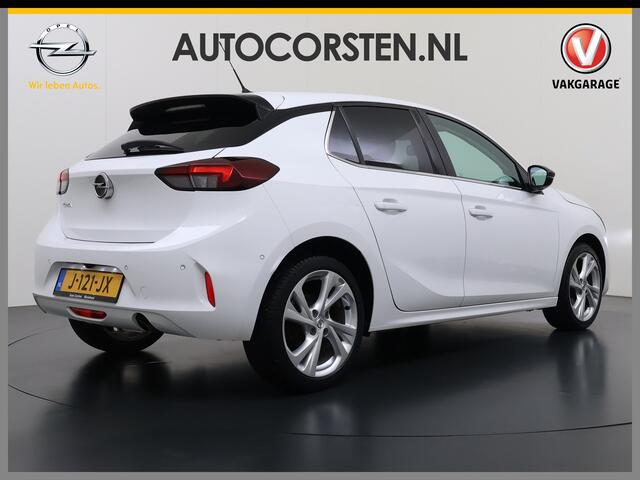 Opel CORSA 5Drs 101PK Camera Stoel+Stuurverwarming Navi Apple Carplay Android Auto Elegance Regen-Lichtsensor Keyless entry/start Privacy Glas Lmv Led Bluetooth Lane Assist Isofix 1e Eigenaar Dealeronderhouden Origineel Nederlandse Auto
