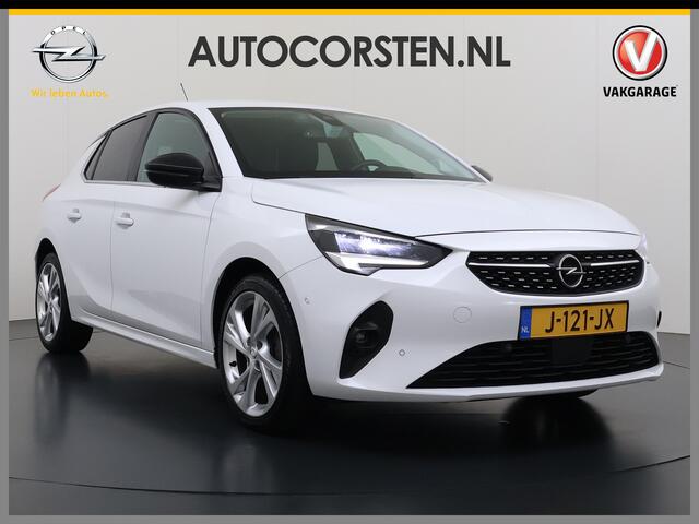 Opel CORSA 5Drs 101PK Camera Stoel+Stuurverwarming Navi Apple Carplay Android Auto Elegance Regen-Lichtsensor Keyless entry/start Privacy Glas Lmv Led Bluetooth Lane Assist Isofix 1e Eigenaar Dealeronderhouden Origineel Nederlandse Auto