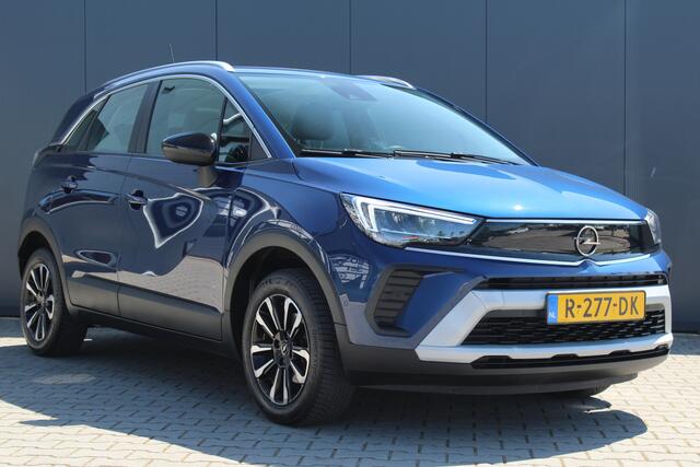 Opel Crossland 1.2 Turbo GS Line automaat | incl. 12 maanden garantie | Camera | Trekhaak | Dodehoek detectie | Apple carplay | Cruise control | Panoramadak | Parkeersensoren | Climate control | 16" velgen | LED koplampen | Keyless entry + go |