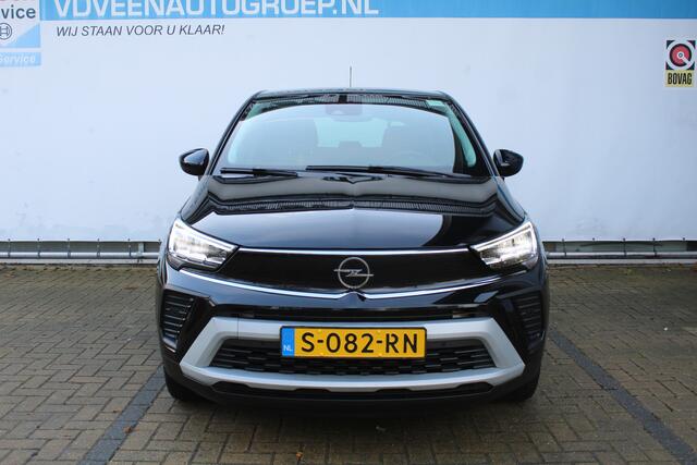 Opel Crossland 1.2 Turbo Elegance | Incl. 12 maanden Garantie | Parkeersensoren V+A | Stuurwielverwarming | Stoelverwarming | Cruise controle | Climate controle | 360* Camera | Dodehoeksensoren | Verstelbare achterbank | Lane assist | Apple CarPlay/Android Auto | Naviga