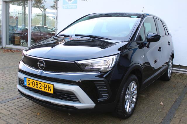 Opel Crossland 1.2 Turbo Elegance | Incl. 12 maanden Garantie | Parkeersensoren V+A | Stuurwielverwarming | Stoelverwarming | Cruise controle | Climate controle | 360* Camera | Dodehoeksensoren | Verstelbare achterbank | Lane assist | Apple CarPlay/Android Auto | Naviga
