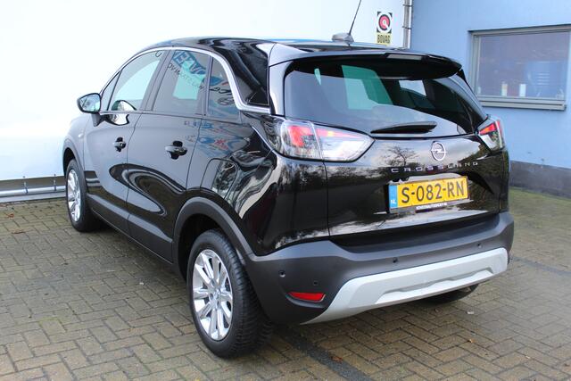 Opel Crossland 1.2 Turbo Elegance | Incl. 12 maanden Garantie | Parkeersensoren V+A | Stuurwielverwarming | Stoelverwarming | Cruise controle | Climate controle | 360* Camera | Dodehoeksensoren | Verstelbare achterbank | Lane assist | Apple CarPlay/Android Auto | Naviga