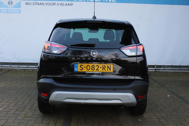 Opel Crossland 1.2 Turbo Elegance | Incl. 12 maanden Garantie | Parkeersensoren V+A | Stuurwielverwarming | Stoelverwarming | Cruise controle | Climate controle | 360* Camera | Dodehoeksensoren | Verstelbare achterbank | Lane assist | Apple CarPlay/Android Auto | Naviga