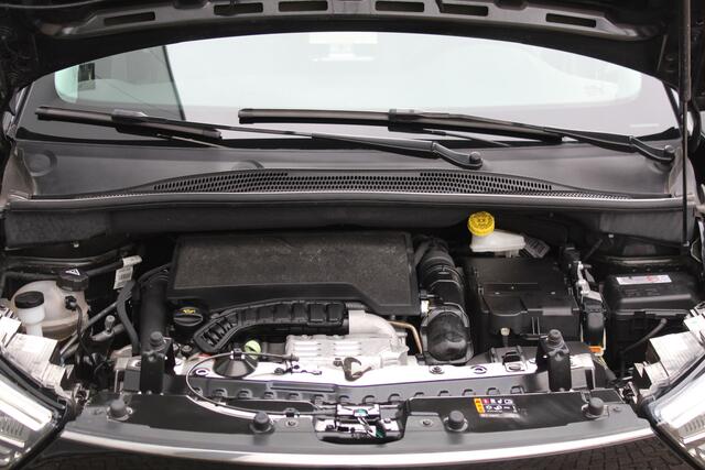 Opel Crossland 1.2 Turbo Elegance Mooie en luxe hoogzitter met weinig km's ! Volautm. airco dual, cruise control, camera, comfortstoelen, metallic lak, LM wielen, navigatie, telefoonvoorb., LED verlichting etc.