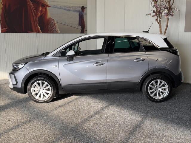 Opel Crossland 1.2 TURBO ELEGANCE NAVIGATIE STOEL/STUURVERWARMING CRUISE CONTROL APPLE CARPLAY/ANDROID RIJSTROOKSENSOREN DODEHOEKSENSOREN ACHTERUITRIJCAMERA PDC ZEER MOOI !! 3010
