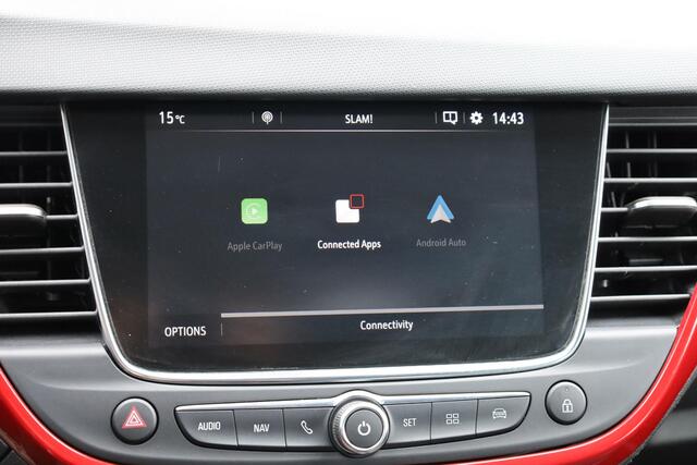 Opel Crossland 1.2 Turbo GS Line LEER/ALCANTARA CARPLAY DAB NAVI PDC 17"LMV DUO-TONE!