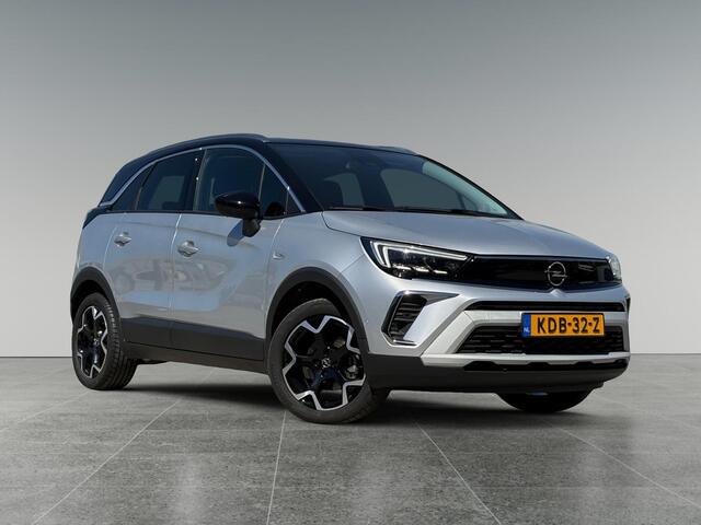 Opel Crossland Ultimate 1.2 Turbo 110pk | 180° CAMERA+SENSOREN | ALCANTARA/LEDER | AGR-STOELEN | NAVI | DAB+ | ISOFIX | FULL LED | LAGE KM-STAND! | TWO-TONE | KEYLESS |