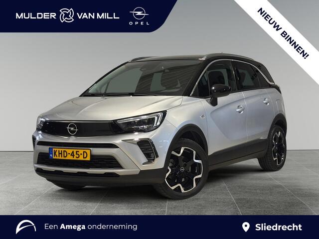 Opel Crossland Ultimate 1.2 Turbo 110pk | 180° CAMERA+SENSOREN | ALCANTARA/LEDER | AGR-STOELEN | NAVI | DAB+ | ISOFIX | FULL LED | LAGE KM | TWO-TONE | KEYLESS |