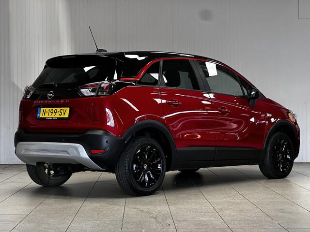 Opel Crossland 1.2 Turbo GS Line/ Two-Tone/ 16'' LMV/ Camera/ Dode-Hoek DET./ Half-Leder/ Apple + Android/ LED Koplampen/ Camera/ Sportstoelen/ Clima/ Cruise/ Bluetooth/ Multi. LEDER. Stuur/ Mistl./ PDC V+A.