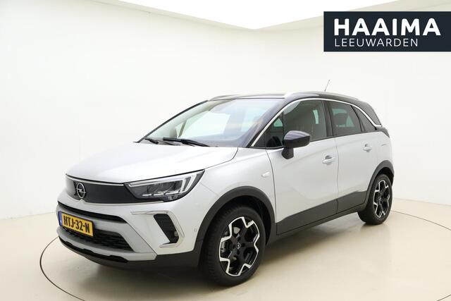 Opel Crossland 1.2 Turbo Ultimate | Alcantara bekleding | Led verlichting | Navigatie | Grijs met. met zwart dak | Keyless entry |
