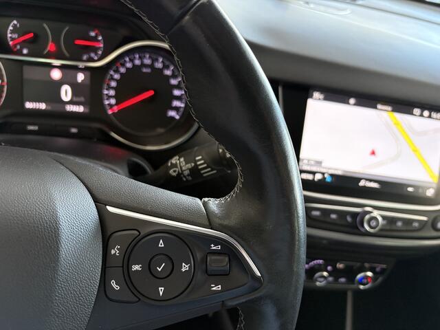 Opel Crossland 1.2 Turbo Elegance Achteruitrijcamera - Airco - Apple carplay - Bluetooth - Cruise control - Radio - Navigatie - Trekhaak - Elektrische ramen - Led verlichting - Start/stop systeem - Licht metalen velgen 16 inch - Stuur multifunctioneel