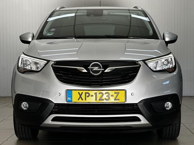 Opel Crossland X 1.2 Turbo Innovation/ D-Riem verv: 63.000 KM!/ 111pk!/ Keyless/ Lane-Assist./ Apple + Android/ DAB+/ Navi/ Comfort-Stoelen/ 16'' LMV/ Camera/ Clima/ Cruise/ Multi. LEDER. Stuur/ Mistl./ PDC V+A/ Chroom/ LED Dagrij