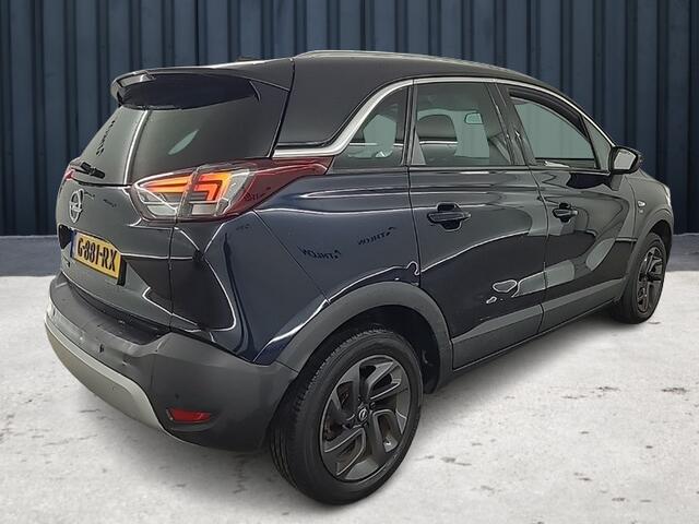 Opel Crossland X 1.2 Turbo 120 Jaar Edition (111 PK) 1e-Eig. & Dealer-Onderh. BOVAG-Garantie. NL-Auto. Navigatie/Apple-Carplay/Android-Auto. Cruisecontrol, Parkeersensoren-V+A, Achteruitrijcamera, DAB, Airco, Lm-Velgen-16Inch, Privacy-Glas