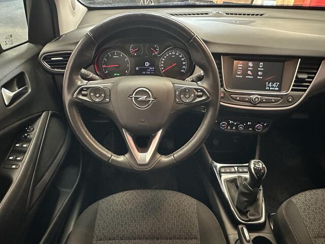 Opel Crossland X 1.2 EDITION 2020 STUURVERWARMING TREKHAAK STOELVERWARMING CRUISE CONTROL APPLE CARPLAY NAVIGATIE PARKEERSENSOREN ZEER MOOI !!!