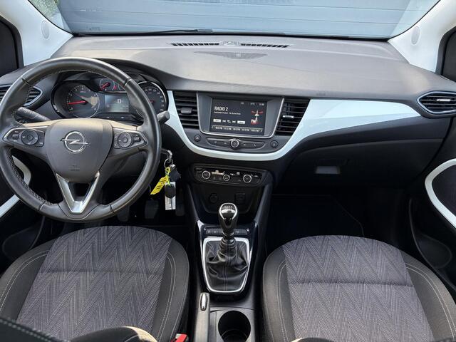 Opel Crossland X 1.2 Turbo Edition 2020 Dealer Onderhouden,Camera,Apple Carplay/Android Auto,110pk,Clima,Cruise,Pdc V+A,Rijstrooksensor,6 Bak,N.A.P,Bj 12-2020,Apk tot 01-2027