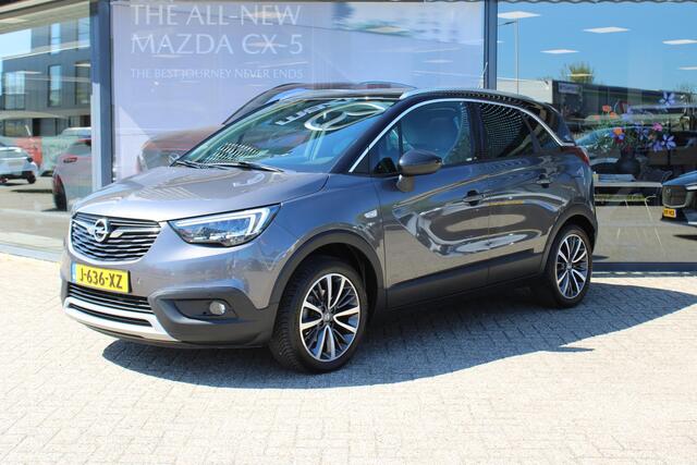Opel Crossland X 1.2 Turbo Ultimate , Automaat, Trekhaak, Leder, Panoramadak, All Season, Camera, Cruise, Stoel/Stuurverwarming, CLima, Navi, LMV 17 Inch,