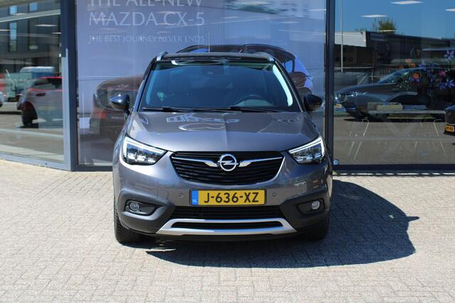 Opel Crossland X 1.2 Turbo Ultimate , Automaat, Trekhaak, Leder, Panoramadak, All Season, Camera, Cruise, Stoel/Stuurverwarming, CLima, Navi, LMV 17 Inch,