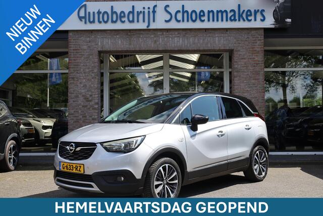 Opel Crossland X 1.2 Turbo Innovation TREKHAAK 360-CAMERA HALF-LEER CARPLAY CRUISE NAVI CLIMA 2XPDC 17''LMV ALL-SEASONS DUO-TONE