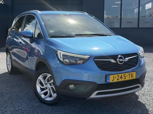 Opel Crossland X 1.2 Turbo Innovation ?1e Eigenaar?Dealer Onderhouden?360°Camera?Carplay?Navi?6 Bak?110pk?Keylss?Halfleder?Pdc V+A?Lm velgen?N.A.P?Rijstrooksensor?Dodehoeksensor?Apk tot 09-2028