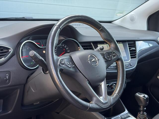 Opel Crossland X 1.2 Turbo Innovation ?1e Eigenaar?Dealer Onderhouden?360°Camera?Carplay?Navi?6 Bak?110pk?Keylss?Halfleder?Pdc V+A?Lm velgen?N.A.P?Rijstrooksensor?Dodehoeksensor?Apk tot 09-2028