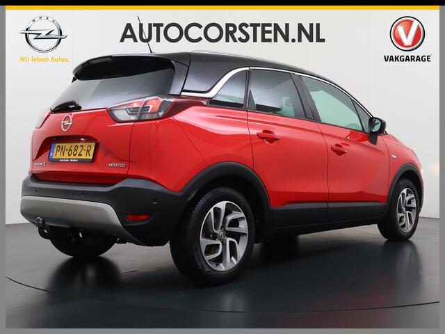 Opel Crossland X 1.2 Turbo Innovation+ Trekhaak 360°Camera AGR-Comfort Stoelen Apple Carplay Android Auto Navi Ecc Two Tone Keyless Cruise Control Lmv Isofix Lane Assist Extra getint glas achter Dodehoekdetectie 840KG Trekgewicht Origineel Nederlandse Auto