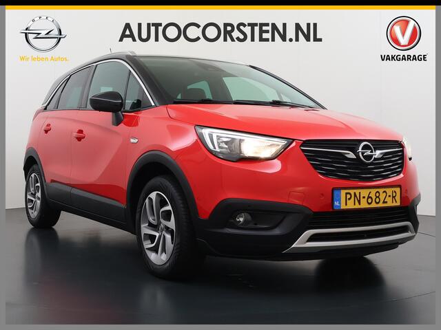Opel Crossland X 1.2 Turbo Innovation+ Trekhaak 360°Camera AGR-Comfort Stoelen Apple Carplay Android Auto Navi Ecc Two Tone Keyless Cruise Control Lmv Isofix Lane Assist Extra getint glas achter Dodehoekdetectie 840KG Trekgewicht Origineel Nederlandse Auto