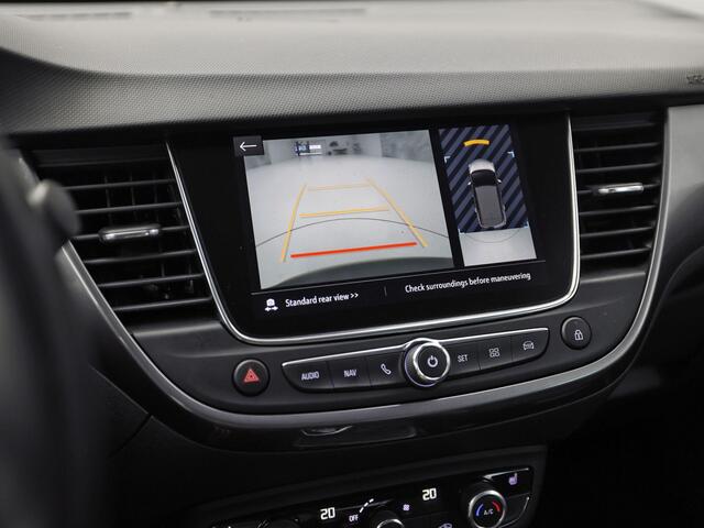 Opel Crossland X 1.2 Turbo Innovation (APPLE CARPLAY, GROOT NAVI, CLIMATE, STUUR/STOELVERWARMING, 360 CAMERA, SPORTSTOELEN, GETINT GLAS, CRUISE, LM VELGEN, NIEUWSTAAT)