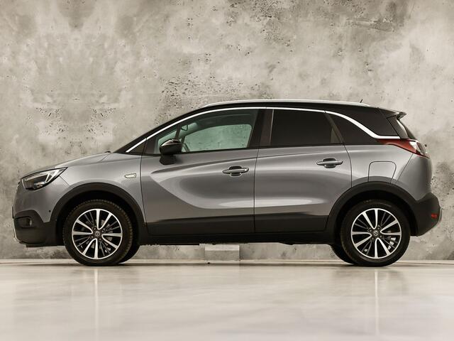 Opel Crossland X 1.2 Turbo Innovation Sport Automaat (APPLE CARPLAY, GROOT NAVI, CLIMATE, STUUR/STOELVERWARMING, SPORTSTOELEN, LEDER, GETINT GLAS, PARKEERSENSOREN, NIEUWSTAAT)