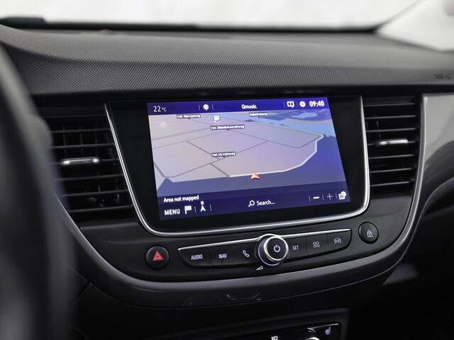 Opel Crossland X 1.2 Turbo Innovation Sport Automaat (APPLE CARPLAY, GROOT NAVI, CLIMATE, STUUR/STOELVERWARMING, SPORTSTOELEN, LEDER, GETINT GLAS, PARKEERSENSOREN, NIEUWSTAAT)