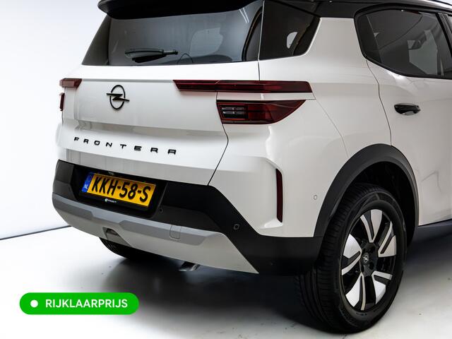 Opel FRONTERA 1.2 Turbo Hybrid GS 7 persoons | Stoel-, Stuur- & voorruitverwarming | Camera | Apple Carplay | Navigatie | Cruise | PDC V+A, Extra getint glas achter, derde zitrij, Nieuwe auto, tot 8 jaar garantie, 7 stuks Frontera op voorraad!