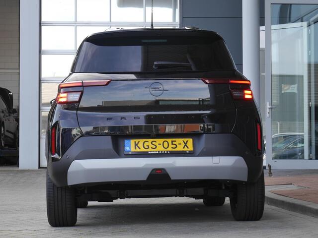 Opel FRONTERA Electric GS 44 kWh | Demo | Navigatie | Achteruitrijcamera | Cruise control | Stoel en stuurverwarming | Verwarmbare voorruit | Lichtmetalen velgen | Extra getint glas