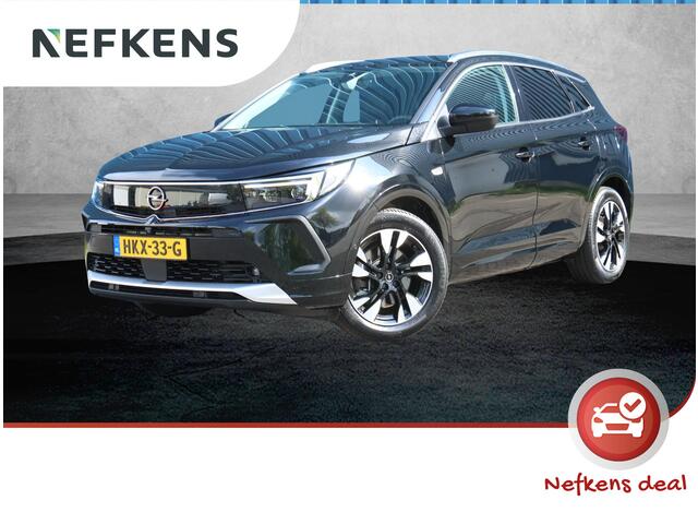 Opel Grandland 1.6 Turbo Hybrid Ultimate | Navigatie | 360' Camera | Verwarmde/Verkoelende Comfortstoelen | LEER | Keyless Entry/Start | Matrix LED Koplampen | Dodehoek | Elektrisch Achterklep met Sensor | 18" Lichtmetalen Velgen | Apple Carplay/Android Auto |