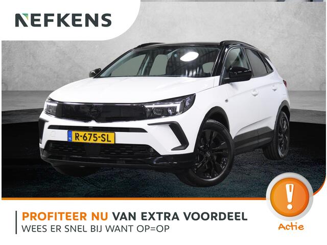 Opel Grandland 225PK Plug-In Hybrid Elegance | AppleCarPlay/AndroidAuto | Trekhaak | Winterpakket | LEER/Alcantara | Camera | Keyless | Electrische klep | Navigatie | AUTOMAAT | Stoel/Stuur/Voorruitverwarming | AGR Stoelen | Isofix | Privacy Glass |