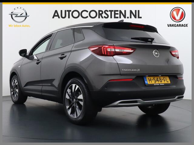Opel Grandland X T131PK Autom. AGR-Comfort Stoelen Apple Carplay Android Auto Navi Ecc Elek.Achterklep Stuur/Stoelverwarming Cruise Control Pdc Keyless Led Business Executive Regen/Lichtsensor Dodehoeksensor Rijstrooksensor Verkeersbordlezer Winterpakket DAB+ Lmv 18" 1.2 