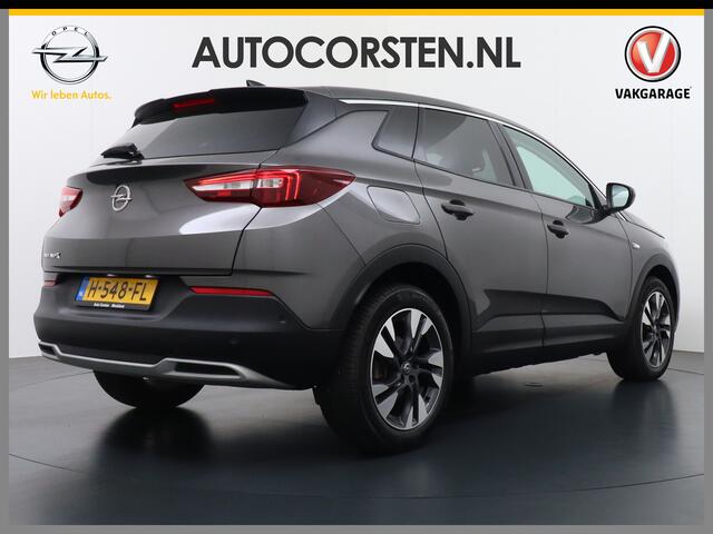 Opel Grandland X T131PK Autom. AGR-Comfort Stoelen Apple Carplay Android Auto Navi Ecc Elek.Achterklep Stuur/Stoelverwarming Cruise Control Pdc Keyless Led Business Executive Regen/Lichtsensor Dodehoeksensor Rijstrooksensor Verkeersbordlezer Winterpakket DAB+ Lmv 18" 1.2 