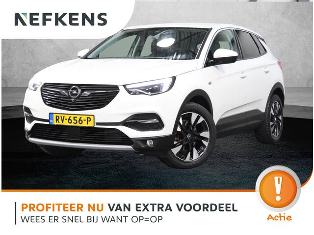 Opel Grandland X 1.2 130PK Turbo Innovation | AppleCarPlay/AndroidAuto | Navigatie | Cruise Control | Keyless | LEER | Stoelkoeling/Stoel/Voorruitverwarming | FULL LED | 360'Camera | Trekhaak | Isofix | Privacy Glass |