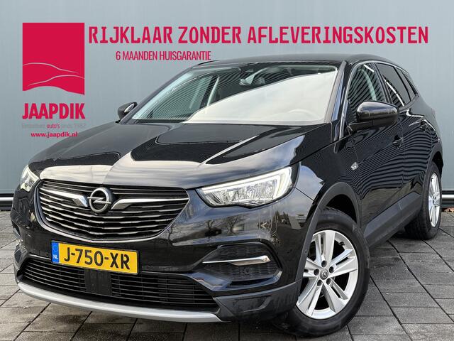 Opel Grandland X BWJ 11-2020 | 1.2T 131PK Bus Executive | TREKHAAK | CLIMA | NAVI | LEDER/STOF | SPORTSTOELEN | PDC 2X | CARPLAY |