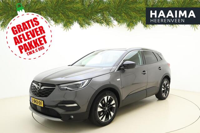 Opel Grandland X 1.2 Turbo 130pk Ultimate | Navigatie | Elektrische achterklep | Camera | Climate control | Full LED | Stoel- en stuurverwarming | Zwart dak | Dealeronderhouden
