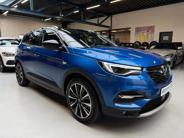 Opel Grandland X 1.6 Turbo Hybrid4 Ultimate Leer Trekhaak LED DAB Stoelverwarming en ventilatie Elek Stoelverstelling Stuurwielverwarming 4x4