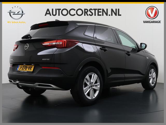 Opel Grandland X T131PK Trekhaak AGR Navi Apple Carplay Android 1/2 Leer Cruise Control Pdc ECC Ergocomfort Stoel Business Executive Lmv Privacy Glas Led DAB+ Regen-Lichtsensor Lane Assist 1.400KG Trekgewicht 1e Eigenaar Origineel Nederlandse Auto ¤ 34.000