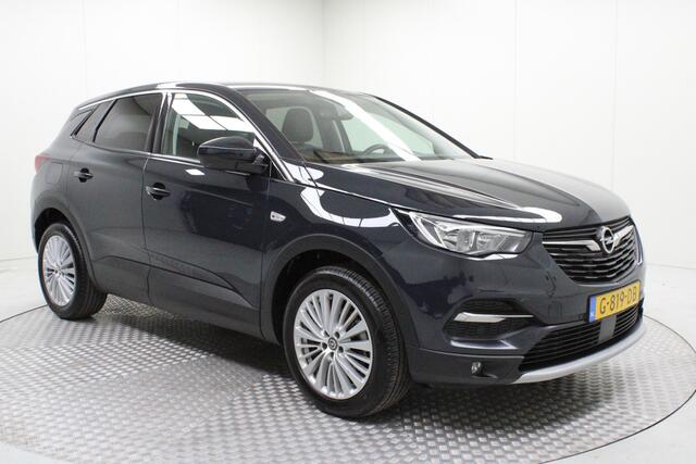 Opel Grandland X 1.2 Turbo Innovation | dealer onderhouden | trekhaak | elektr. achterklep | climate | navi | pdc v/a+camera | dode hoek | carplay | spiegel elektr. inklapbaar | cruise | bluetooth