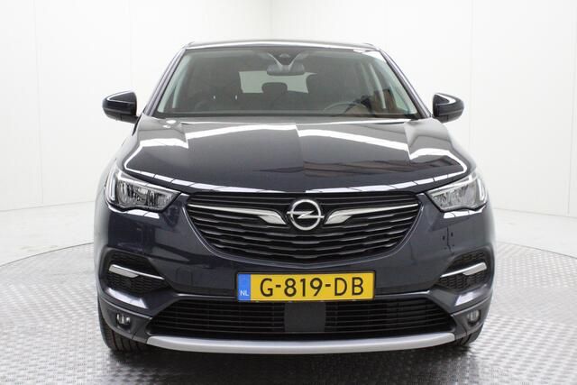 Opel Grandland X 1.2 Turbo Innovation | dealer onderhouden | trekhaak | elektr. achterklep | climate | navi | pdc v/a+camera | dode hoek | carplay | spiegel elektr. inklapbaar | cruise | bluetooth