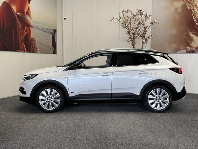 Opel Grandland X 1.6 TURBO HYBRID4 ELEGANCE NAVIGATIE CRUISE CONTROL APPLE CARPLAY/ANDROID RIJSTROOKSENSOREN DODEHOEKSENSOREN KEYLESS GO ACHTERUITRIJCAMERA AFN. TREKHAAK ZEER MOOI !!