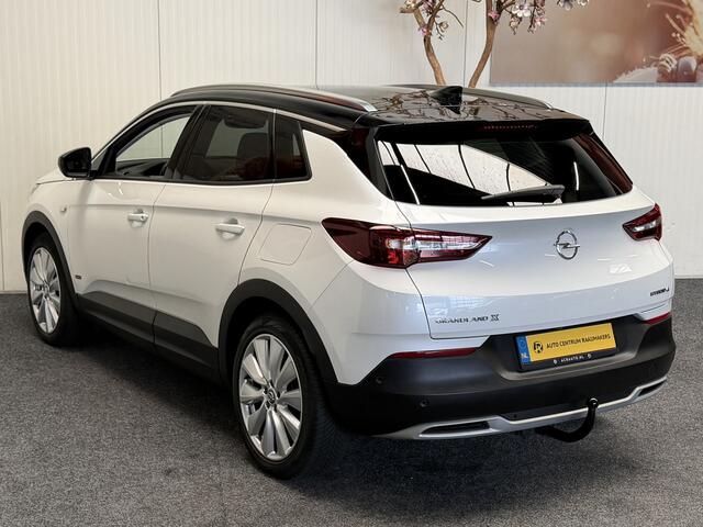 Opel Grandland X 1.6 TURBO HYBRID4 ELEGANCE NAVIGATIE CRUISE CONTROL APPLE CARPLAY/ANDROID RIJSTROOKSENSOREN DODEHOEKSENSOREN KEYLESS GO ACHTERUITRIJCAMERA AFN. TREKHAAK ZEER MOOI !!