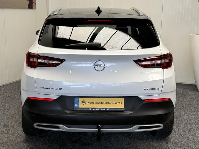 Opel Grandland X 1.6 TURBO HYBRID4 ELEGANCE NAVIGATIE CRUISE CONTROL APPLE CARPLAY/ANDROID RIJSTROOKSENSOREN DODEHOEKSENSOREN KEYLESS GO ACHTERUITRIJCAMERA AFN. TREKHAAK ZEER MOOI !!