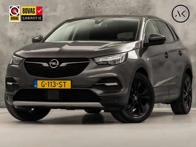 Opel Grandland X 1.2 Turbo Sport (APPLE CARPLAY, GROOT NAVI, CAMERA, CLIMATE, LEDER, SPORTSTOELEN, KEYLESS, GETINT GLAS, TREKHAAK, NIEUWSTAAT)