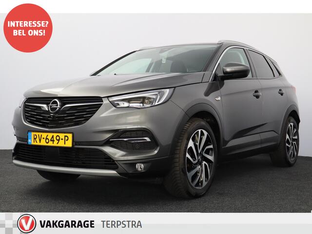 Opel Grandland X 1.2 Turbo Innovation/ D-Riem Verv 59.000KM!/ Trekhaak!/ Stoelventilatie!/ Stuur+Stoelverw!/ Camera/ Dodehoekdetectie/ Grootlichtass./ 19''LMV/ Elek.Stoel+Memory/ Clima/ Navi/ Cruise/ Multi.LEDER.Stuur/ Elek.pakket